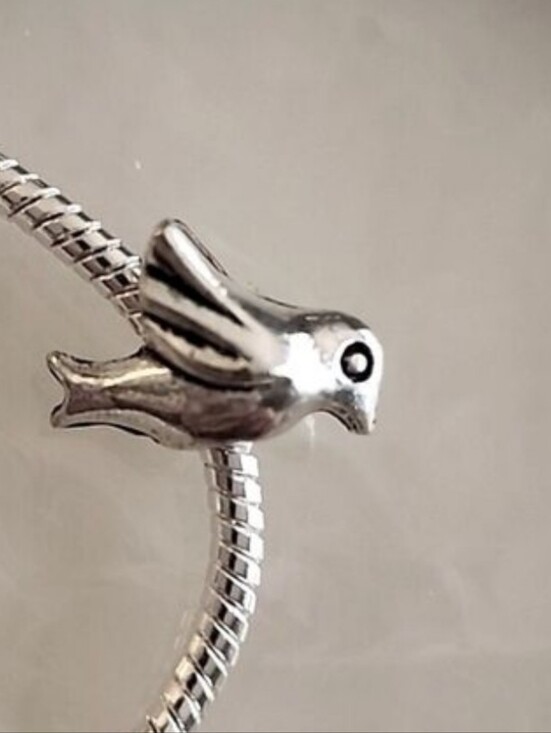 Fashion Jewelry Jewelry - Bird Charm for European Style Bracelets Fits Pandora Systems